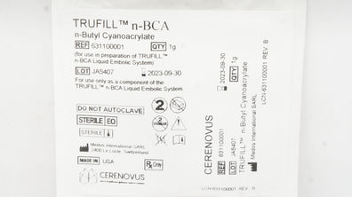 Medos 631100001 Trufill n-BCA, n-Butyl Cyanoacrylate 1g. (x)